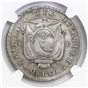 Image 2 : Quito, Ecuador, 4 reales, 1857GJ, NGC VF 20.