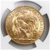 Image 2 : France (Paris mint), gold 20 francs, 1910, "Rooster," NGC MS 64.