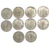 Image 2 : Lot of ten Guadeloupe 1 francs, 1921.