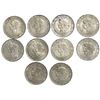 Image 1 : Lot of ten Guadeloupe 1 francs, 1921.