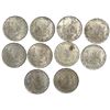 Image 2 : Lot of ten Guadeloupe 1 francs, 1921.