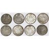 Image 2 : Lot of eight Guatemala 1R: 1860R (three), 1861, 1863R, 1864R, 1865R (two).