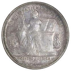 Honduras, silver 50 centavos, 1884.