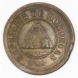 Honduras, copper 1 centavo, 1896.