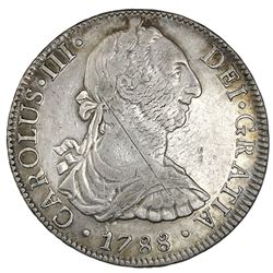 Mexico City, Mexico, bust 8 reales, Charles III, 1788FM.