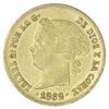 Image 1 : Philippines (under Spain), gold 4 pesos, Isabel II, 1862.