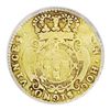 Image 2 : Lisbon, Portugal, gold meio escudo (800 reis), Joao V, 1722-L, ANACS F 12 details / mounts removed, 