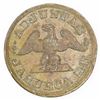 Image 1 : Jahueca (Adjuntas Municipio), Puerto Rico, copper 1/2 almud token, no date (late 1800s), Antonio Ben