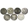 Image 2 : Lot of seven Spanish colonial bust 8 reales of Charles IV and Ferdinand VII (Mexico: 1795FM, 1804TH,