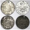Image 2 : Lot of four Spanish colonial bust 8 reales of Charles IV and Ferdinand VII (Bolivia: 1801PP; Mexico: