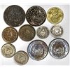 Image 2 : Lot of eleven miscellaneous Latin American coins in various metals, 1700s-1900s.