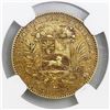 Image 2 : Venezuela (struck in Paris, France), gold 5 venezolanos, 1875-A, NGC AU 55.