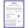 Image 2 : Genuine 10.80 ctw Amethyst & Diamond Necklace 14KT White Gold - REF-29T3A