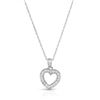 Image 1 : 0.25 CTW Diamond Necklace 14K White Gold - REF-28Y2X