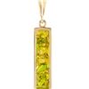 Image 1 : Genuine 2.25 ctw Peridot Necklace 14KT Yellow Gold - REF-36N9R