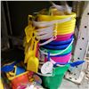 Image 2 : LOT OF KIDS SAND BUCKETS AND SAND CASTLE TOYS