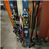 Image 2 : LOT OF SKIS AND POLES