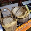 Image 2 : LOT OF WICKER BASKETS