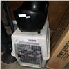 Image 1 : 2 PET TRAVEL KENNELS AND LEATHER PET BED