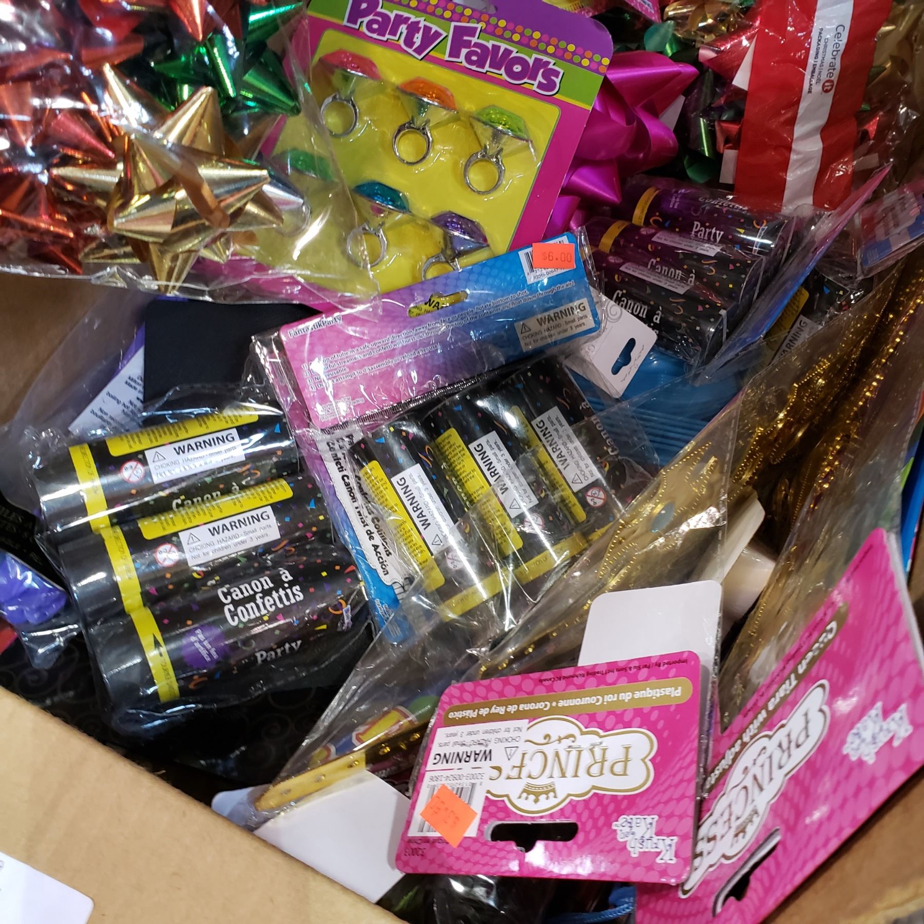 BOX OF NEW PARTY SUPPLIES - Big Valley Auction