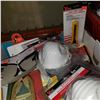Image 2 : BOX OF NEW TOOLS AND FILTER MASKS