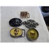Image 2 : 5 SKULL AND HARDCORE BELT BUCKLES