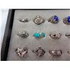 Image 2 : TRAY OF 72 STERLING SILVER 925 RINGS