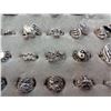 Image 8 : TRAY OF 72 STERLING SILVER 925 RINGS