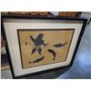 Image 2 : PAIR OF NATIVE SCENES ON CANVAS AND NATIVE ADVERT