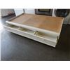 Image 2 : WHITE SINGLE SIZE BED FRAME W/ 3 DRAWERS UNDER BED STORAGE