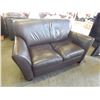 Image 2 : NATUZZI LEATHER LOVE SEAT
