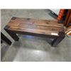 Image 2 : 2 RECLAIMED WOOD BENCHES