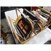 Image 2 : 2 MAGAZINE RACKS W/ CONTENTS