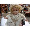 Image 2 : ANTIQUE RELIABLE COMPOSTION DOLL W/ SLEEPING EYES AND CRY BABY SOUND ON ROCKING CHAIR