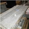 Image 1 : 2 BOXES OF GREY ITALIAN PORCELAIN TILES 24 x 48 INCH, 3 TILES PER CASE - RETAIL $49 PER TILE