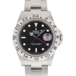 Rolex Explorer II Stainless Steel Automatic Mens Watch