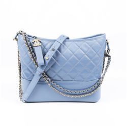 Chanel Quilted Leather Hobo Bag