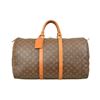 Image 1 : Louis Vuitton Monogram Keepall 50 Duffel Bag
