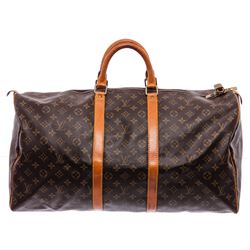 Louis Vuitton Monogram Keepall 55 Duffel Bag