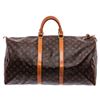 Image 1 : Louis Vuitton Monogram Keepall 55 Duffel Bag