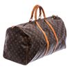 Image 2 : Louis Vuitton Monogram Keepall 55 Duffel Bag