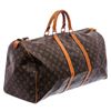 Image 3 : Louis Vuitton Monogram Keepall 55 Duffel Bag