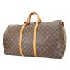 Image 1 : Louis Vuitton Monogram Keepall 55 Duffel Bag