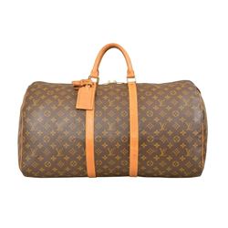 Louis Vuitton Monogram Keepall 55 Duffel Bag