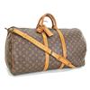 Image 3 : Louis Vuitton Monogram Keepall 55 Bandouliere Duffel Bag