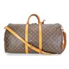 Image 4 : Louis Vuitton Monogram Keepall 55 Bandouliere Duffel Bag