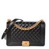 Image 1 : Chanel Quilted Caviar Flap Bag