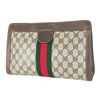 Image 1 : Gucci Monogram Canvas Clutch