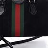 Image 7 : Gucci Suede/Patent Leather Handbag