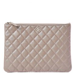 Chanel Caviar Leather Cosmetic Case